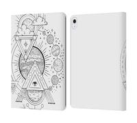 Head Case Designs Officially Licensed Haroulita Cosmos Magick - Tarot - Mystical Leather Wallet Case Compatible With Apple iPad Air 13 2024/2025