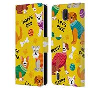 Head Case Designs Officially Licensed Haroulita Dog Paste Cats And Dogs Leather Book Wallet Case Cover Compatible With Nokia C01 Plus/C1 2nd Edition