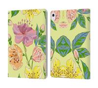 Head Case Designs Officially Licensed Haroulita Fresh Picked Multiflowers Leather Wallet Case Compatible With Apple iPad Air 13 2024/2025