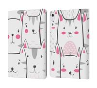 Head Case Designs Officially Licensed Haroulita Happy Cats Cats And Dogs Leather Wallet Case Compatible With Apple iPad Air 13 2024/2025