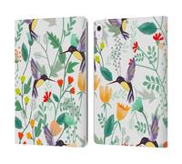 Head Case Designs Officially Licensed Haroulita Hummingbirds Birds And Flowers Leather Wallet Case Compatible With Apple iPad Air 13 2024/2025