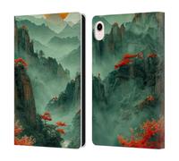 Head Case Designs Officially Licensed Haroulita Japan Sunset Sceneries Leather Wallet Case Compatible With Apple iPad mini (2021/2024)
