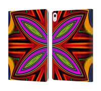 Head Case Designs Officially Licensed Haroulita Night Glow Abstract Art Leather Wallet Case Compatible With Apple iPad Air 13 2024/2025