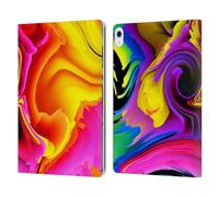 Head Case Designs Officially Licensed Haroulita Rainbow Blooming Flower Assorted Designs 3 Leather Wallet Case Compatible With Apple iPad Air 13 2024/2025