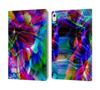 Head Case Designs Officially Licensed Haroulita Rainbow Skull Assorted Designs Leather Wallet Case Compatible With Apple iPad Air 13 2024/2025
