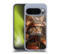 Head Case Designs Officially Licensed Haroulita Samurai Cat Mix Art Animals Gel Case [Military Grade Protection] Compatible with Google Pixel 10 and Compatible with MagSafe