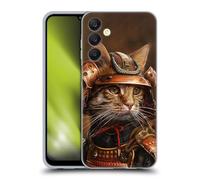 Head Case Designs Officially Licensed Haroulita Samurai Cat Mix Art Animals Gel Case [Military Grade Protection] Compatible With Samsung Galaxy A25 5G