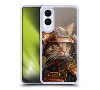Head Case Designs Officially Licensed Haroulita Samurai Cat Mix Art Animals Gel Case [Military Grade Protection] Compatible With Samsung Galaxy S25 Edge