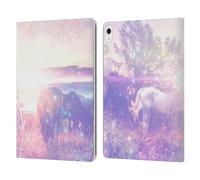 Head Case Designs Officially Licensed Haroulita Sunrise Concept Photography Leather Wallet Case Compatible With Apple iPad Air 13 2024/2025