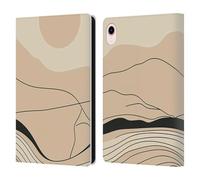 Head Case Designs Officially Licensed Haroulita Sunset Minimalist Abstract Leather Wallet Case Compatible With Apple iPad mini (2021/2024)