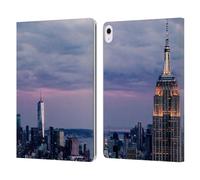 Head Case Designs Officially Licensed Haroulita Urban Sunrise Photography Leather Wallet Case Compatible With Apple iPad Air 13 2024/2025