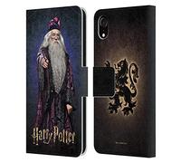 Head Case Designs Officially Licensed Harry Potter Albus Dumbledore Chamber Of Secrets IV Leather Wallet Case Compatible With Apple iPhone XR
