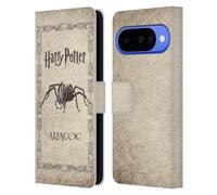 Head Case Designs Officially Licensed Harry Potter Aragog Spider Creature Chamber Of Secrets II Leather Wallet Case Compatible With Google Pixel 10