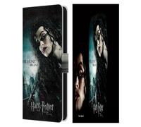 Head Case Designs Officially Licensed Harry Potter Bellatrix Lestrange Deathly Hallows VII Leather Wallet Case Compatible With Samsung Galaxy S25 FE