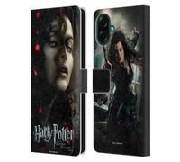 Head Case Designs Officially Licensed Harry Potter Bellatrix Lestrange Deathly Hallows VIII Leather Wallet Case Compatible With Samsung Galaxy A07
