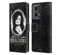Head Case Designs Officially Licensed Harry Potter Bellatrix Lestrange Dementors Kiss Leather Wallet Case Compatible With Motorola Moto G85