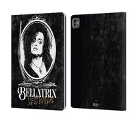 Head Case Designs Officially Licensed Harry Potter Bellatrix Lestrange Dementors Kiss Leather Wallet Case Compatible With Apple iPad Pro 13 M4 2024