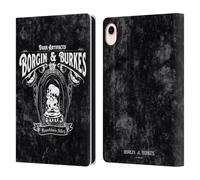 Head Case Designs Officially Licensed Harry Potter Borgin & Burkes Locations Typography Leather Wallet Case Compatible With Apple iPad mini (2021/2024)