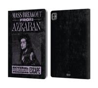Head Case Designs Officially Licensed Harry Potter Breakout From Azkaban Dementors Kiss Leather Wallet Case Compatible With Apple iPad Pro 13 M4 2024