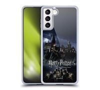Head Case Designs Officially Licensed Harry Potter Castle Sorcerer's Stone II Gel Case [Military Grade Protection] Compatible with Samsung Galaxy S21+ 5G and Compatible with MagSafe