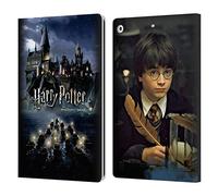 Head Case Designs Officially Licensed Harry Potter Castle Sorcerer's Stone II Leather Wallet Case Compatible With Apple iPad 10.2 2019/2020/2021