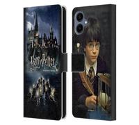 Head Case Designs Officially Licensed Harry Potter Castle Sorcerer's Stone II Leather Wallet Case Compatible With Samsung Galaxy A06 4G