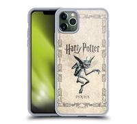 Head Case Designs Officially Licensed Harry Potter Cornish Pixies Creature Chamber Of Secrets II Gel Case [Military Grade Protection] Compatible With Apple iPhone 11 Pro Max