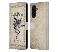 Head Case Designs Officially Licensed Harry Potter Cornish Pixies Creature Chamber Of Secrets II Leather Wallet Case Compatible With Samsung Galaxy A17 4G / 5G
