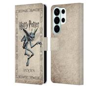 Head Case Designs Officially Licensed Harry Potter Cornish Pixies Creature Chamber Of Secrets II Leather Wallet Case Compatible With Samsung Galaxy S26 Ultra
