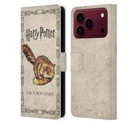 Head Case Designs Officially Licensed Harry Potter Crookshanks Cat Prisoner Of Azkaban III Leather Wallet Case Compatible With Apple iPhone 18 Pro Max