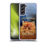 Head Case Designs Officially Licensed Harry Potter Crookshanks Prisoner Of Azkaban II Gel Case [Military Grade Protection] Compatible with Samsung Galaxy S21 FE 5G and Compatible with MagSafe