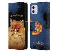 Head Case Designs Officially Licensed Harry Potter Crookshanks Prisoner Of Azkaban II Leather Wallet Case Compatible With Apple iPhone 11