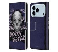 Head Case Designs Officially Licensed Harry Potter Death Eater Dementors Kiss Leather Wallet Case Compatible With Apple iPhone 17 Pro