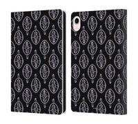 Head Case Designs Officially Licensed Harry Potter Death Eater Pattern Dementors Kiss Leather Wallet Case Compatible With Apple iPad mini (2021/2024)