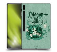 Head Case Designs Officially Licensed Harry Potter Diagon Alley Locations Typography Gel Case [Military Grade Protection] Compatible With Samsung Galaxy Tab S8 Ultra