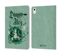 Head Case Designs Officially Licensed Harry Potter Diagon Alley Locations Typography Leather Wallet Case Compatible With Apple iPad Air 11 2020/2022/2024/2025