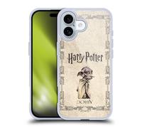 Head Case Designs Officially Licensed Harry Potter Dobby House Elf Creature Chamber Of Secrets II Gel Case [Military Grade Protection] Compatible with Apple iPhone 16 and Compatible with MagSafe