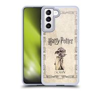 Head Case Designs Officially Licensed Harry Potter Dobby House Elf Creature Chamber Of Secrets II Gel Case [Military Grade] Compatible with Samsung Galaxy S21 5G and Compatible with MagSafe