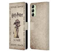 Head Case Designs Officially Licensed Harry Potter Dobby House Elf Creature Chamber Of Secrets II Leather Wallet Case Compatible With Samsung Galaxy A14 5G