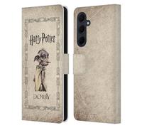 Head Case Designs Officially Licensed Harry Potter Dobby House Elf Creature Chamber Of Secrets II Leather Wallet Case Compatible With Samsung Galaxy A35 5G