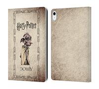 Head Case Designs Officially Licensed Harry Potter Dobby House Elf Creature Chamber Of Secrets II Leather Wallet Case Compatible With Apple iPad 10.9 2022/2025