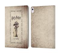 Head Case Designs Officially Licensed Harry Potter Dobby House Elf Creature Chamber Of Secrets II Leather Wallet Case Compatible With Apple iPad Air 13 2024/2025