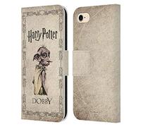 Head Case Designs Officially Licensed Harry Potter Dobby House Elf Creature Chamber Of Secrets II Leather Wallet Case Compatible With Apple iPhone 7/8 / SE 2020 & 2022