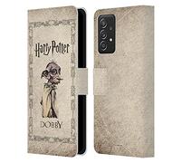 Head Case Designs Officially Licensed Harry Potter Dobby House Elf Creature Chamber Of Secrets II Leather Wallet Case Compatible With Samsung Galaxy A53 5G (2022)