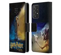 Head Case Designs Officially Licensed Harry Potter Dobby Poster Chamber Of Secrets III Leather Wallet Case Compatible With Samsung Galaxy A53 5G (2022)