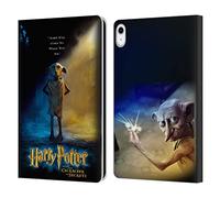 Head Case Designs Officially Licensed Harry Potter Dobby Poster Chamber Of Secrets III Leather Wallet Case Compatible With Apple iPad 10.9 2022/2025