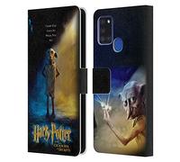 Head Case Designs Officially Licensed Harry Potter Dobby Poster Chamber Of Secrets III Leather Wallet Case Compatible With Samsung Galaxy A21s (2020)