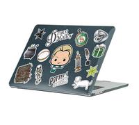 Head Case Designs Officially Licensed Harry Potter Draco Malfoy Icons Black Glitter Hard Crystal Armour Laptop Case compatible with MacBook Air 13.6" M2 A2681/M3 A3113/M4 A3240 2022/2024/2025