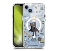 Head Case Designs Officially Licensed Harry Potter Draco Malfoy Magical Icons Shockproof Bumper Case [Military Grade Protection] Compatible with Apple iPhone 14 Plus and Compatible with MagSafe