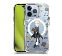 Head Case Designs Officially Licensed Harry Potter Draco Malfoy Magical Icons Shockproof Bumper Case [Military Grade Protection] Compatible with Apple iPhone 13 Pro and Compatible with MagSafe